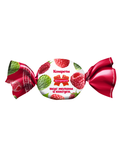 Конфеты глазированные  «Коммунарка» вкус малины и кактуса