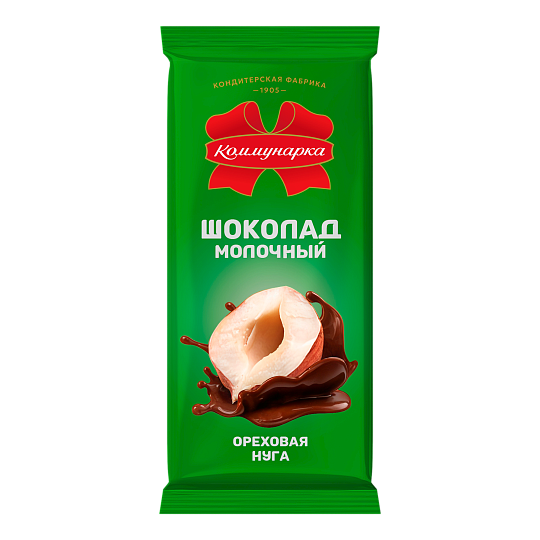 Milk chocolate with nut nougat, 80g