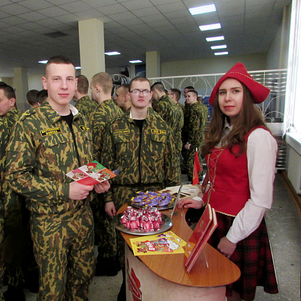 Презентация-дегустация в войсковой части Презентация-дегустация в войсковой части
