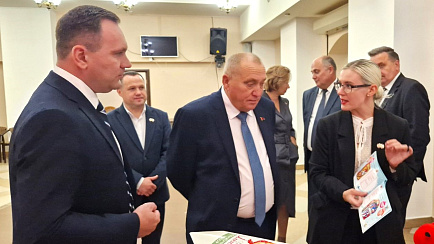 Презентация-дегустация нашей продукции состоялась на Пленуме Республиканского комитета Белорусского профсоюза работников АПК Презентация-дегустация нашей продукции состоялась на Пленуме Республиканского комитета Белорусского профсоюза работников АПК