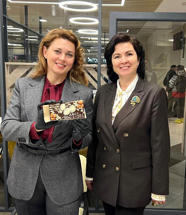 Первая леди Башкортостана нарисовала шоколадную картину